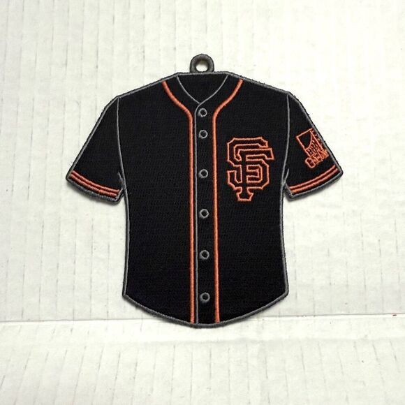 San Francisco Giants Patch Black Jersey Logo Keychain Lanyard Stadium Promotiona - Picture 1 of 2
